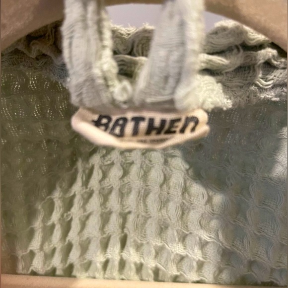 🛁🫧Anthropologie Bathen Waffle Bathrobe - Picture 2 of 3